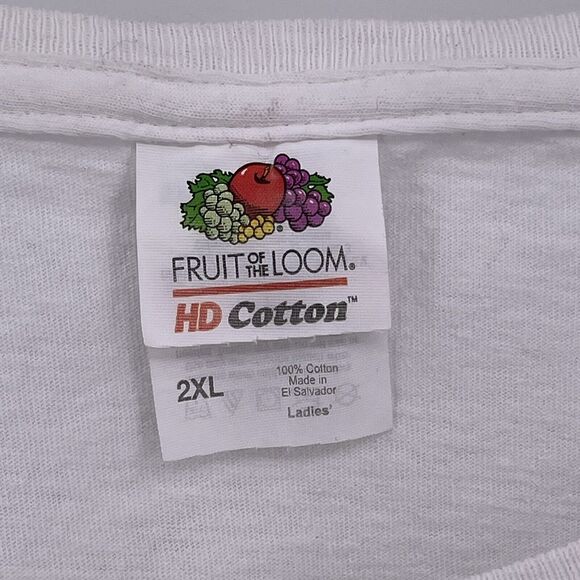 Fruit of the Loom Sz XXL PINK Beautiful Trauma 2018 World Tour White T Shirt - Picture 5 of 8